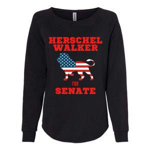 Herschel Walker For Senate Womens California Wash Sweatshirt