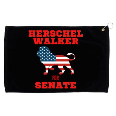 Herschel Walker For Senate Grommeted Golf Towel