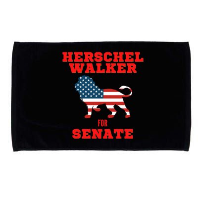 Herschel Walker For Senate Microfiber Hand Towel