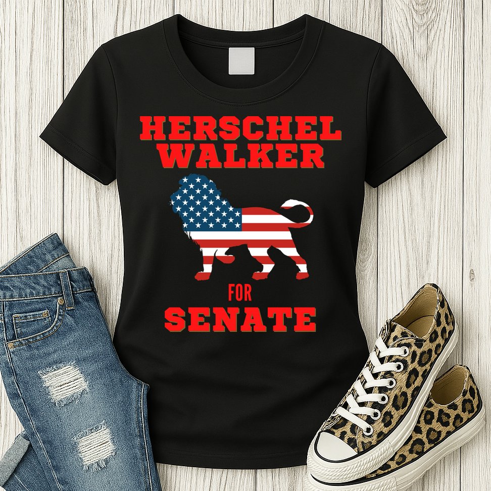 Herschel Walker For Senate Womens T-Shirt