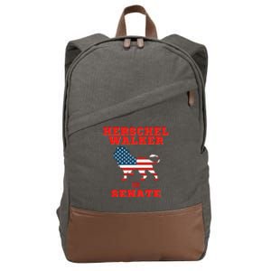 Herschel Walker For Senate Cotton Canvas Backpack