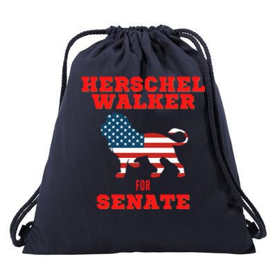 Herschel Walker For Senate Drawstring Bag