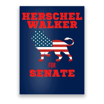 Herschel Walker For Senate Poster