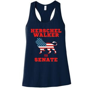 Herschel Walker For Senate Women's Racerback Tank