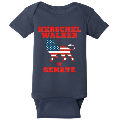 Herschel Walker For Senate Baby Bodysuit