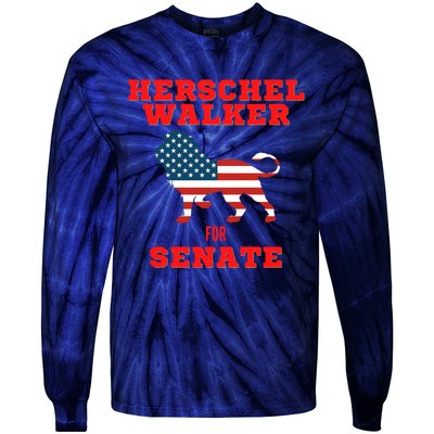 Herschel Walker For Senate Tie-Dye Long Sleeve Shirt