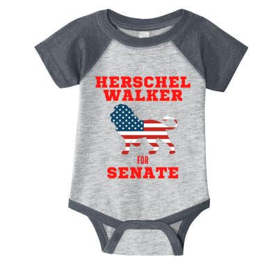 Herschel Walker For Senate Infant Baby Jersey Bodysuit