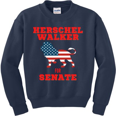 Herschel Walker For Senate Kids Sweatshirt