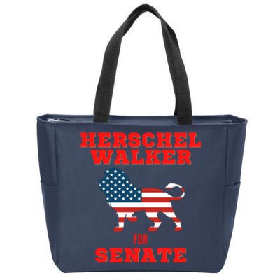 Herschel Walker For Senate Zip Tote Bag