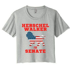 Herschel Walker For Senate Women's Crop Top Tee