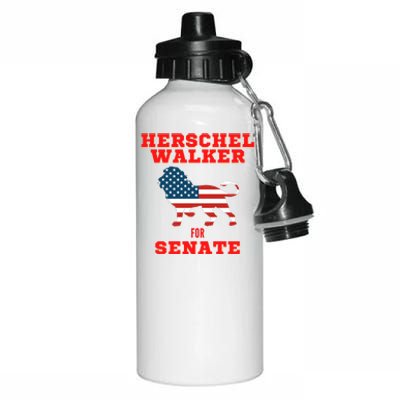 Herschel Walker For Senate Aluminum Water Bottle