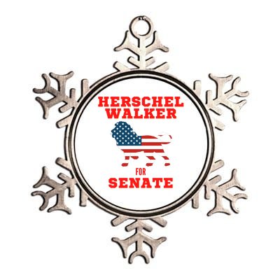 Herschel Walker For Senate Metallic Star Ornament