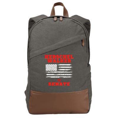 Herschel Walker For Senate 2 Cotton Canvas Backpack