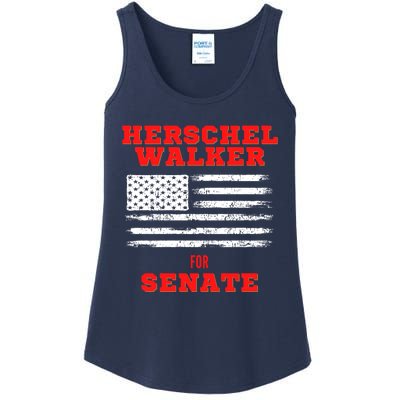 Herschel Walker For Senate 2 Ladies Essential Tank