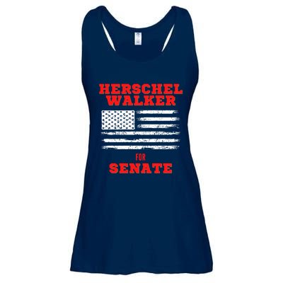 Herschel Walker For Senate 2 Ladies Essential Flowy Tank