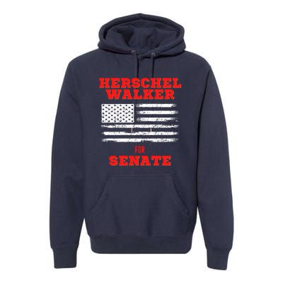 Herschel Walker For Senate 2 Premium Hoodie