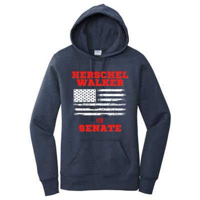 Herschel Walker For Senate 2 Women's Pullover Hoodie