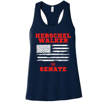 Herschel Walker For Senate 2 Women's Racerback Tank