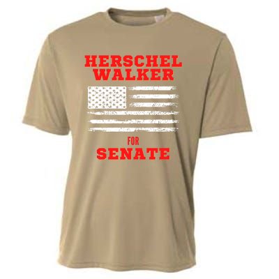 Herschel Walker For Senate 2 Cooling Performance Crew T-Shirt