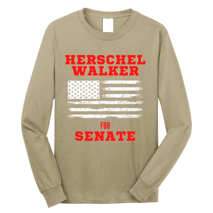 Herschel Walker For Senate 2 Long Sleeve Shirt