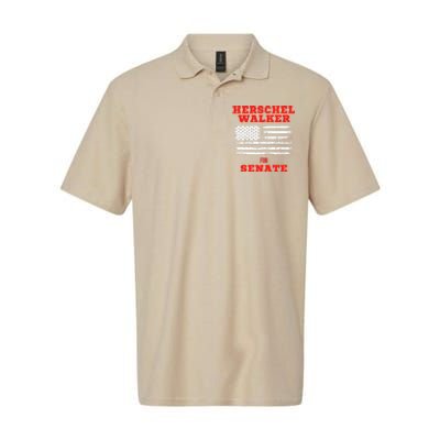 Herschel Walker For Senate 2 Softstyle Adult Sport Polo