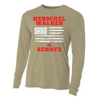 Herschel Walker For Senate 2 Cooling Performance Long Sleeve Crew