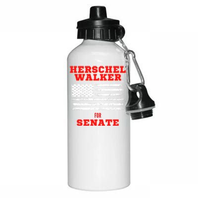 Herschel Walker For Senate 2 Aluminum Water Bottle