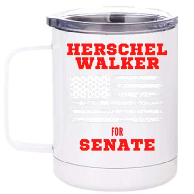 Herschel Walker For Senate 2 12 oz Stainless Steel Tumbler Cup