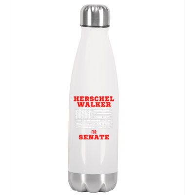 Herschel Walker For Senate 2 Stainless Steel Insulated Water Bottle