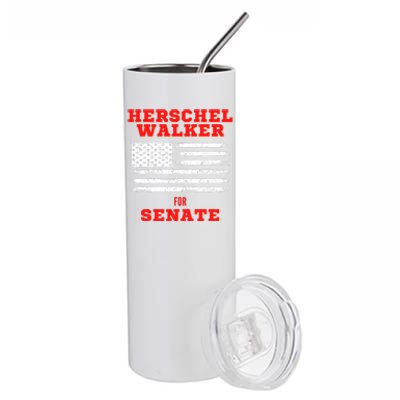 Herschel Walker For Senate 2 Stainless Steel Tumbler