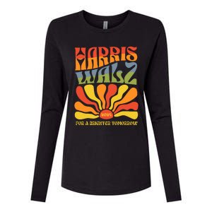 Harris Walz For A Brighter Tomorrow Kamala Harris Walz Womens Cotton Relaxed Long Sleeve T-Shirt