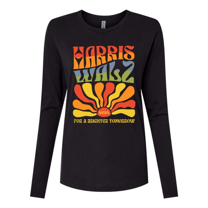 Harris Walz For A Brighter Tomorrow Kamala Harris Walz Womens Cotton Relaxed Long Sleeve T-Shirt