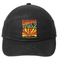 Harris Walz For A Brighter Tomorrow Kamala Harris Walz 7-Panel Snapback Hat