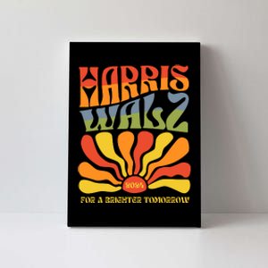 Harris Walz For A Brighter Tomorrow Kamala Harris Walz Canvas