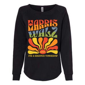 Harris Walz For A Brighter Tomorrow Kamala Harris Walz Womens California Wash Sweatshirt