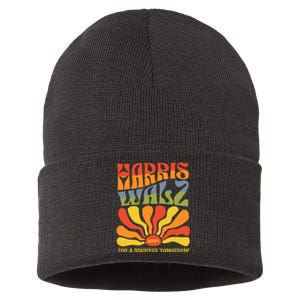 Harris Walz For A Brighter Tomorrow Kamala Harris Walz Sustainable Knit Beanie