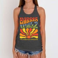 Harris Walz For A Brighter Tomorrow Kamala Harris Walz Women's Knotted Racerback Tank