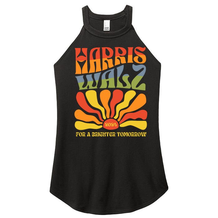 Harris Walz For A Brighter Tomorrow Kamala Harris Walz Women's Perfect Tri Rocker Tank