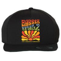 Harris Walz For A Brighter Tomorrow Kamala Harris Walz Wool Snapback Cap