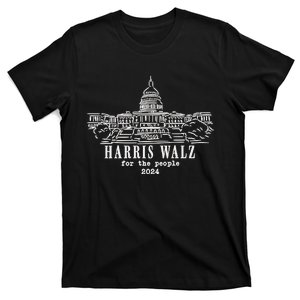 Harris Walz For The People 2024 T-Shirt