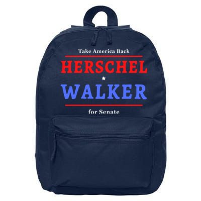 Herschel Walker For Senate 10 16 in Basic Backpack