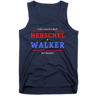 Herschel Walker For Senate 10 Tank Top