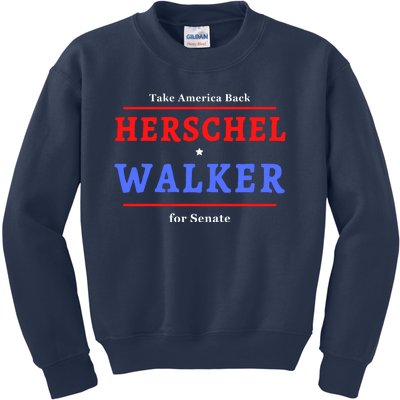 Herschel Walker For Senate 10 Kids Sweatshirt