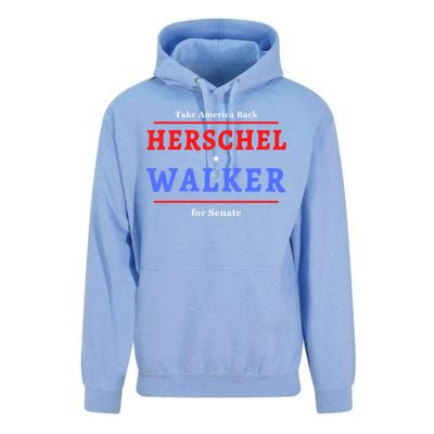 Herschel Walker For Senate 10 Unisex Surf Hoodie