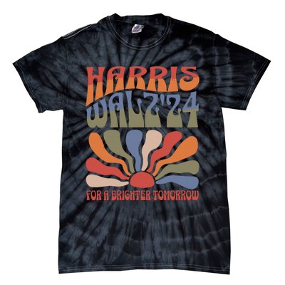 Harris Waltz For A Brighter Tomorrow Kamala Harris Waltz Tie-Dye T-Shirt