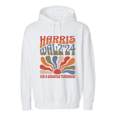 Harris Waltz For A Brighter Tomorrow Kamala Harris Waltz Garment-Dyed Fleece Hoodie