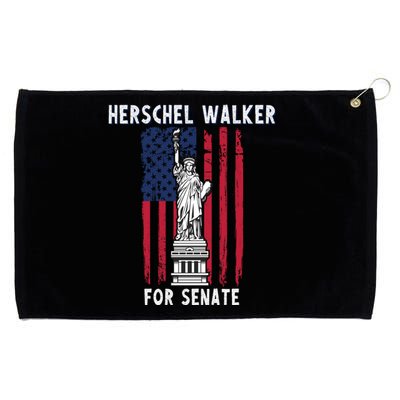 Herschel Walker For Senate 12 Grommeted Golf Towel