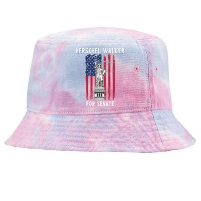 Herschel Walker For Senate 12 Tie-Dyed Bucket Hat