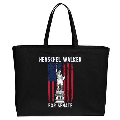 Herschel Walker For Senate 12 Cotton Canvas Jumbo Tote