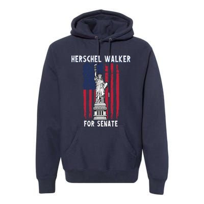 Herschel Walker For Senate 12 Premium Hoodie